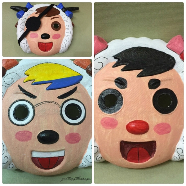 Mặt nạ cừu trang trí